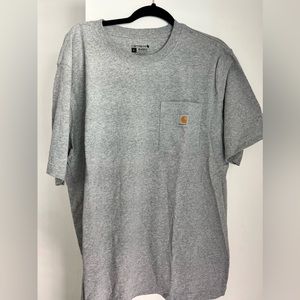 Gray carhartt tshirt